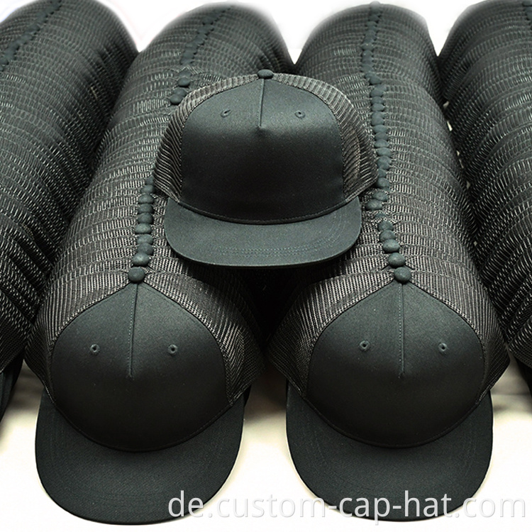 Flat Brim Mesh Cap